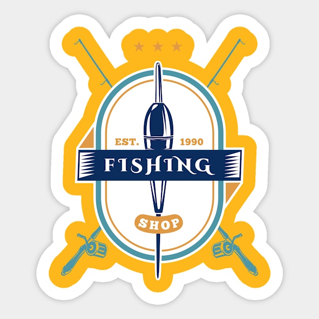 Fishing illustration Sticker by Choulous79